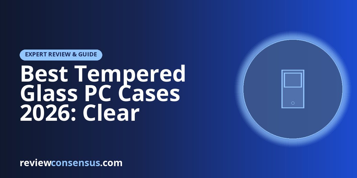 Best Tempered Glass PC Cases 2026: Clear Showcase Builds