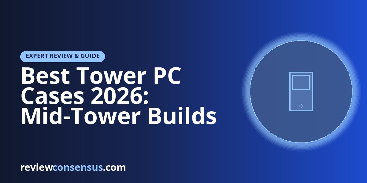 Best Tower PC Cases 2026: Mid-Tower Builds Worth Buying