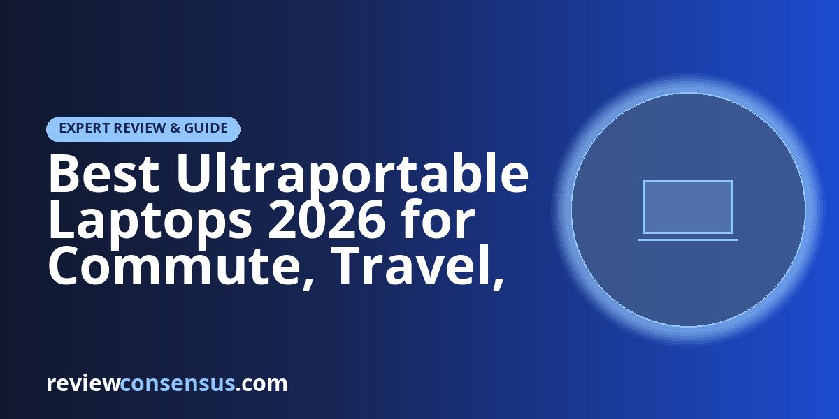 Best Ultraportable Laptops 2026 for Commute, Travel, and Campus