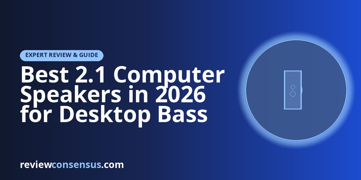 Best 2.1 Computer Speakers in 2026 for Desktop Bass