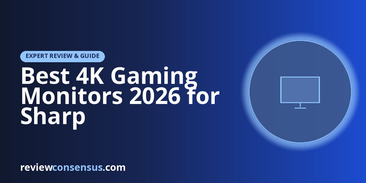 Best 4K Gaming Monitors 2026 for Sharp High-Refresh Play