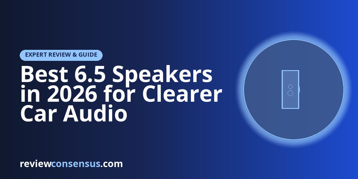 Best 6.5 Speakers in 2026 for Clearer Car Audio Upgrades