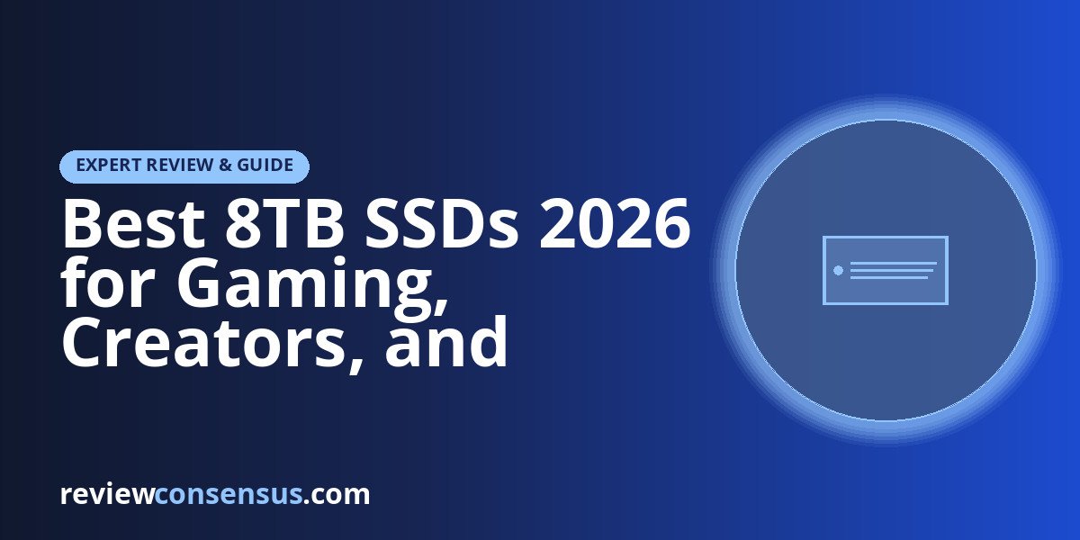 Best 8TB SSDs 2026 for Gaming, Creators, and Massive Libraries