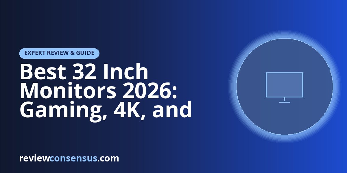 Best 32 Inch Monitors 2026: Gaming, 4K, and Office Picks