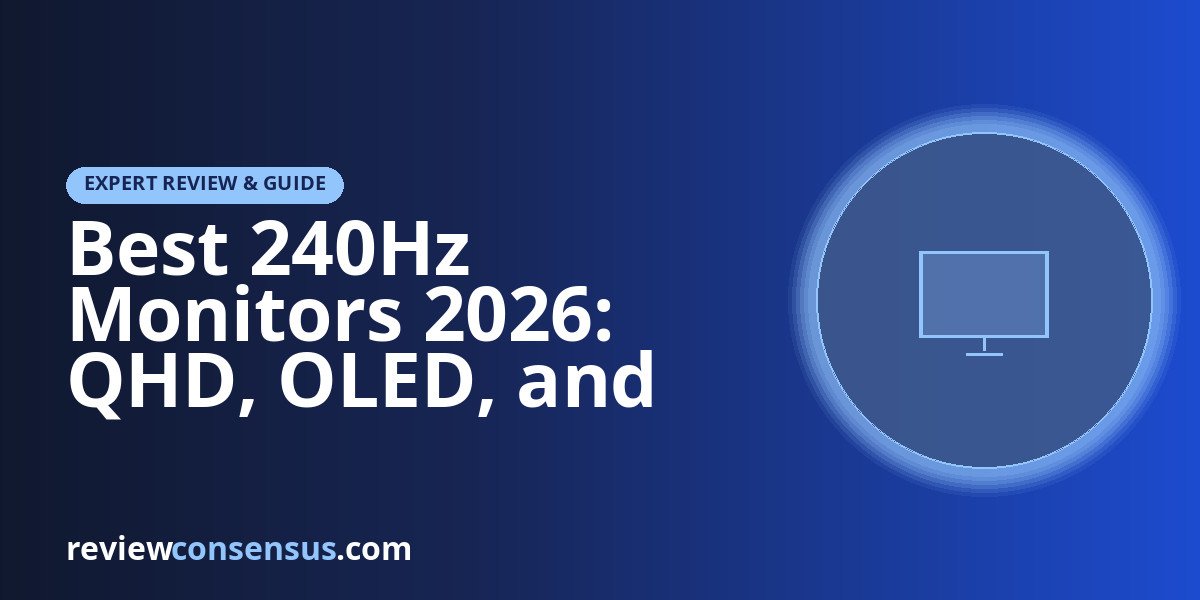 Best 240Hz Monitors 2026: QHD, OLED, and Esports Picks