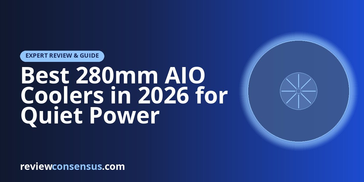 Best 280mm AIO Coolers in 2026 for Quiet Power