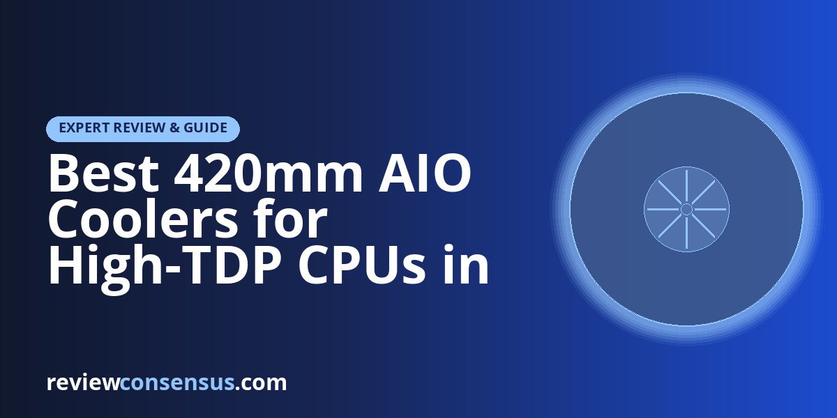 Best 420mm AIO Coolers for High-TDP CPUs in 2026