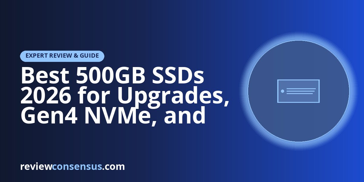 Best 500GB SSDs 2026 for Upgrades, Gen4 NVMe, and Portables