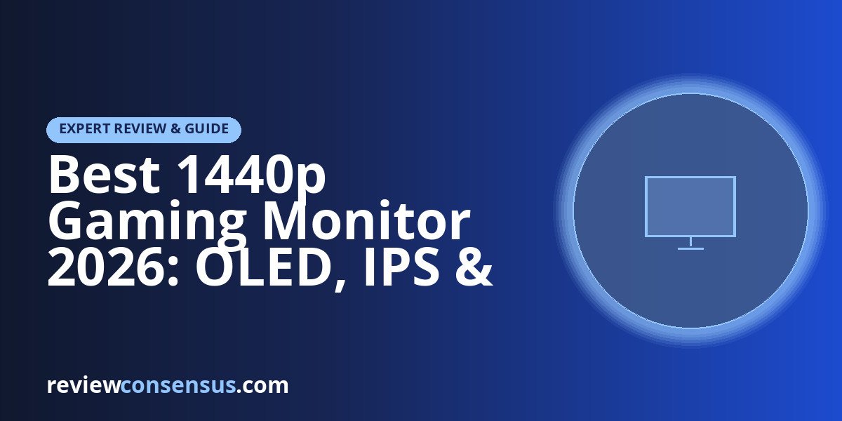 Best 1440p Gaming Monitor 2026: OLED, IPS & High Refresh