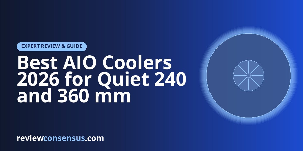 Best AIO Coolers 2026 for Quiet 240 and 360 mm