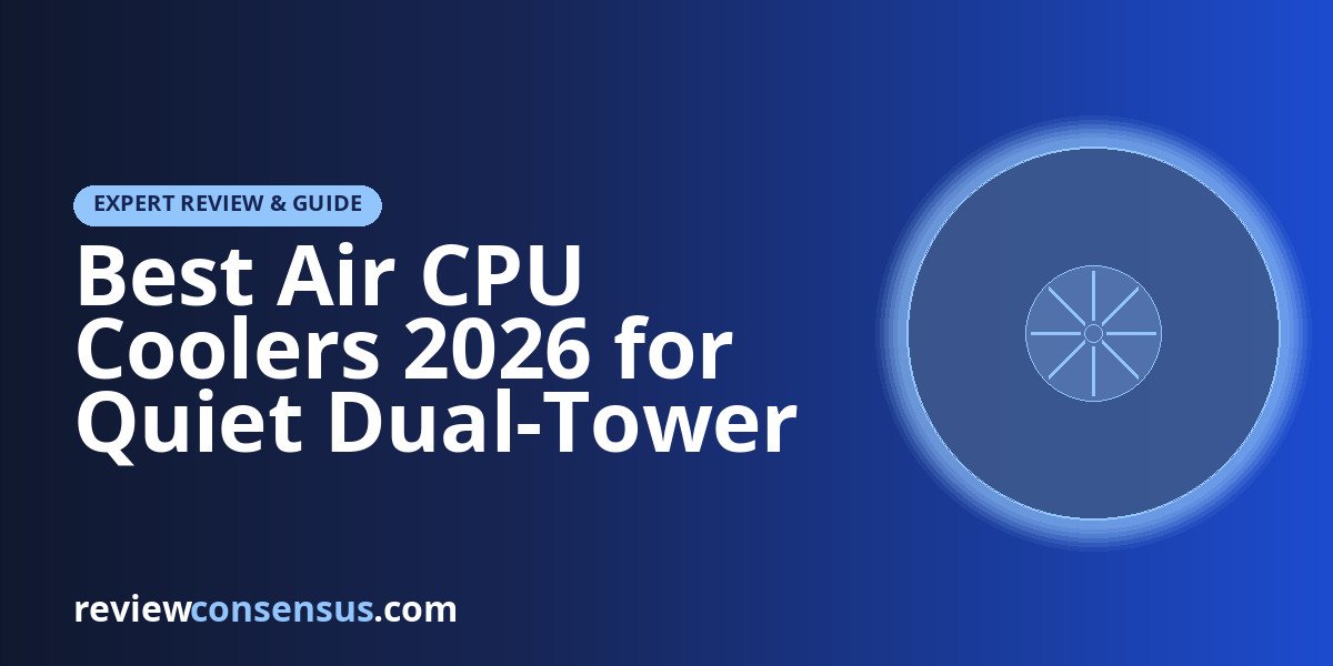 Best Air CPU Coolers 2026 for Quiet Dual-Tower Cooling