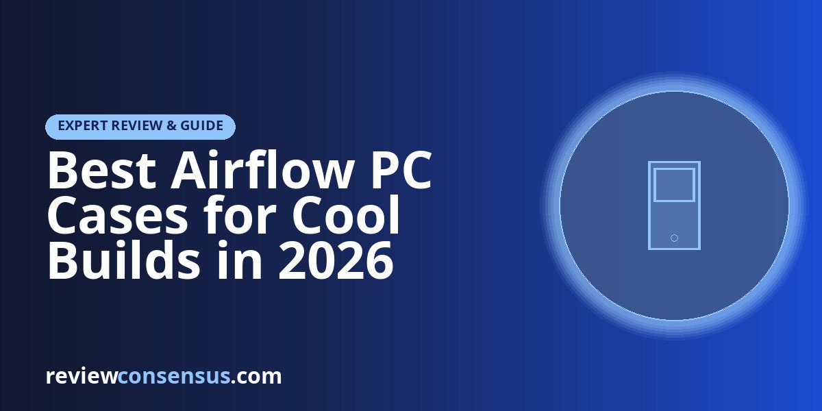 Best Airflow PC Cases for Cool Builds in 2026