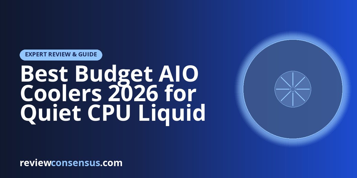 Best Budget AIO Coolers 2026 for Quiet CPU Liquid Cooling