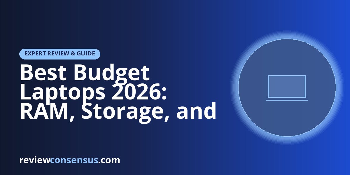 Best Budget Laptops 2026: RAM, Storage, and Real Value