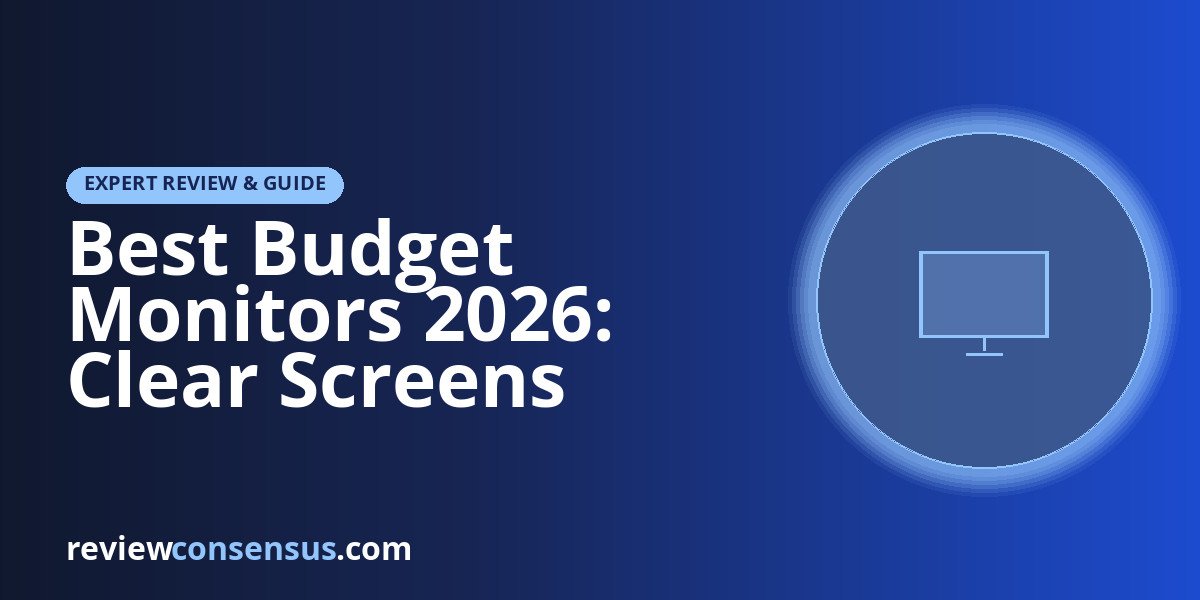 Best Budget Monitors 2026: Clear Screens Without Overspend