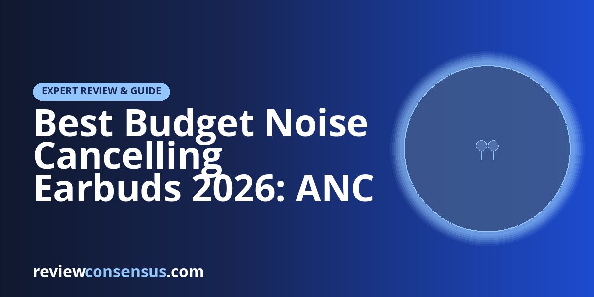 Best Budget Noise Cancelling Earbuds 2026: ANC Picks Compared