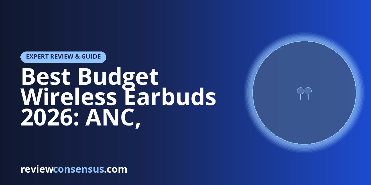 Best Budget Wireless Earbuds 2026: ANC, Battery, Fit