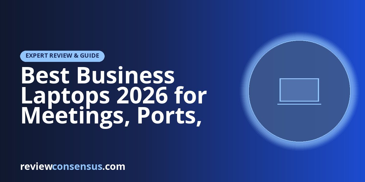 Best Business Laptops 2026 for Meetings, Ports, and Daily Work