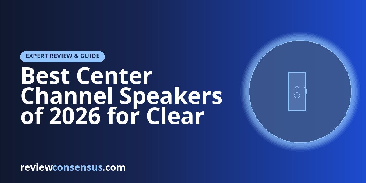 Best Center Channel Speakers of 2026 for Clear Dialogue