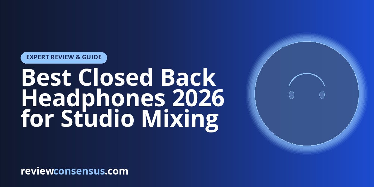 Best Closed Back Headphones 2026 for Studio Mixing Isolation