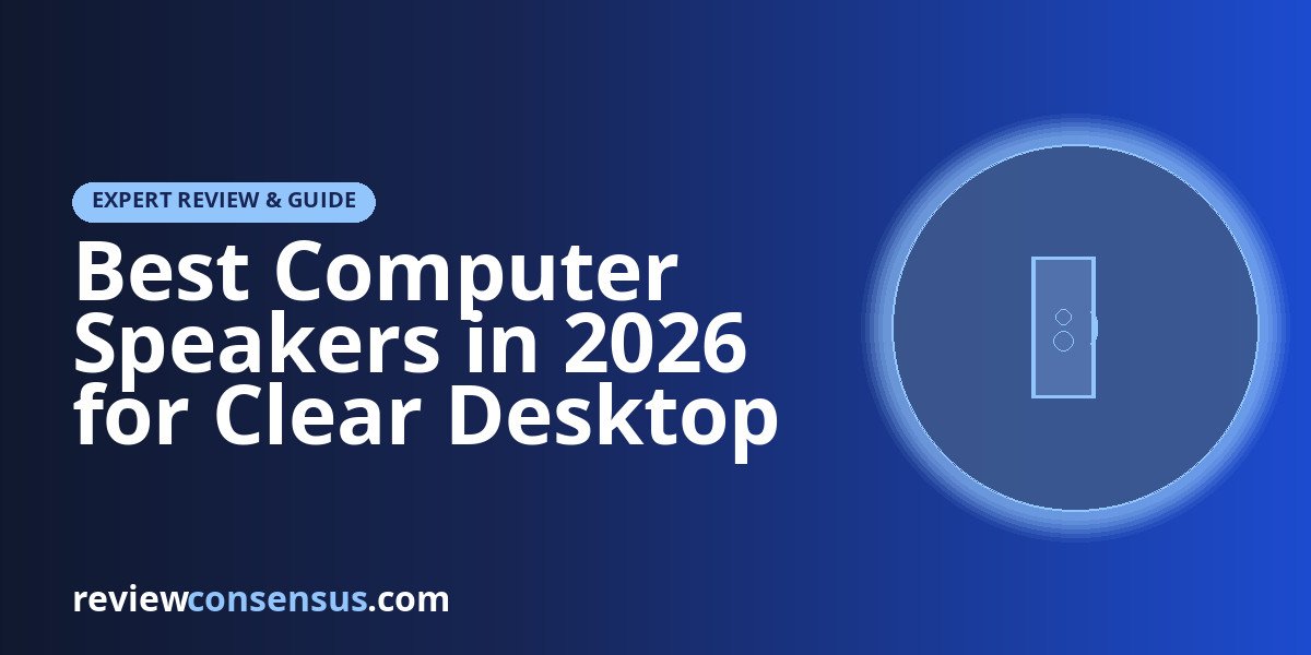 Best Computer Speakers in 2026 for Clear Desktop Audio