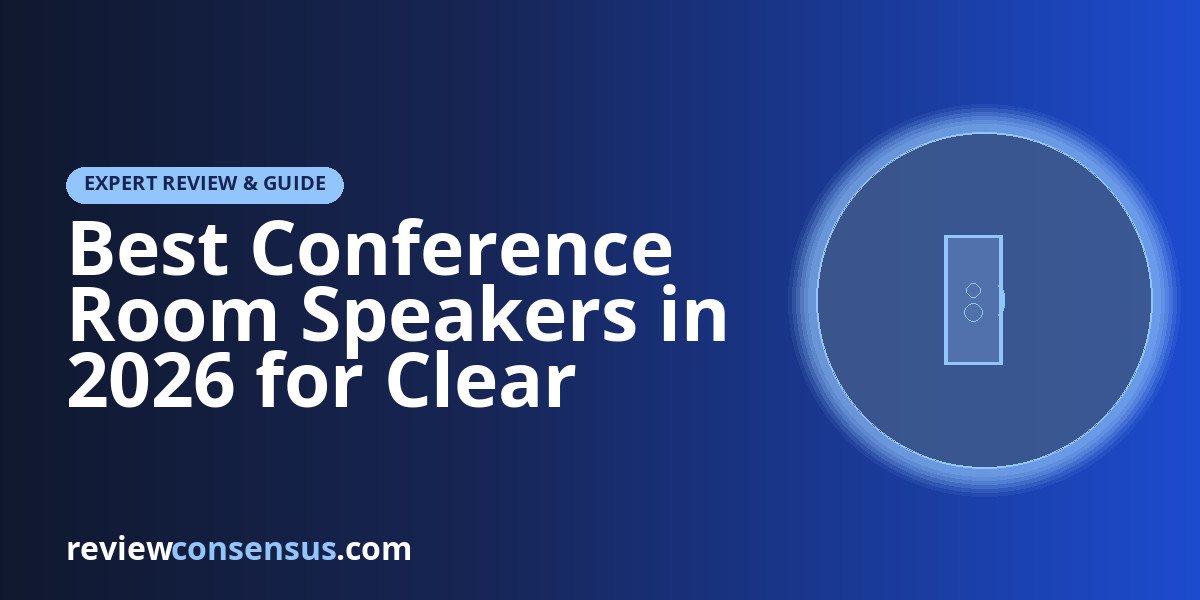 Best Conference Room Speakers in 2026 for Clear Meetings