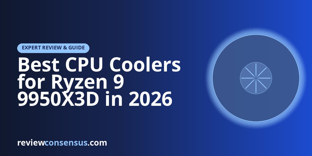 Best CPU Coolers for Ryzen 9 9950X3D in 2026