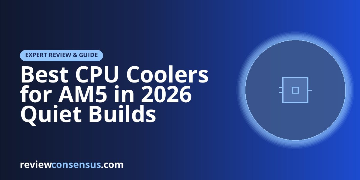 Best CPU Coolers for AM5 in 2026 Quiet Builds