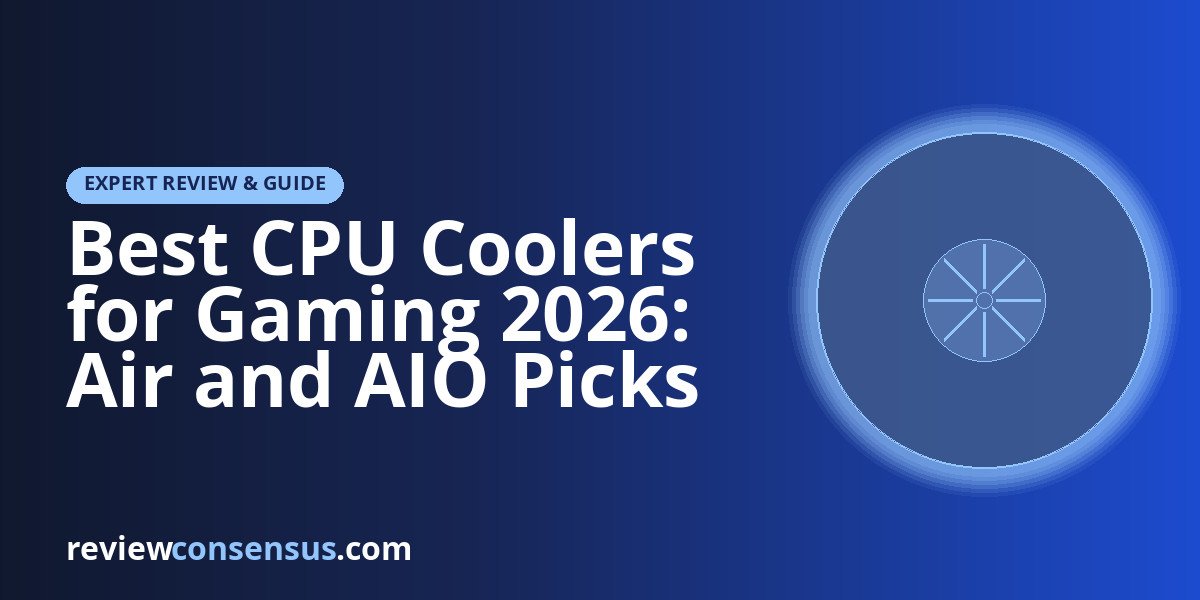Best CPU Coolers for Gaming 2026: Air and AIO Picks