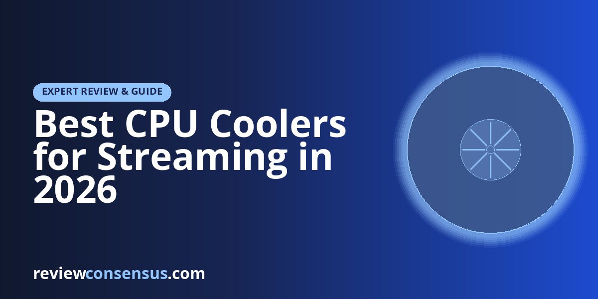 Best CPU Coolers for Streaming in 2026