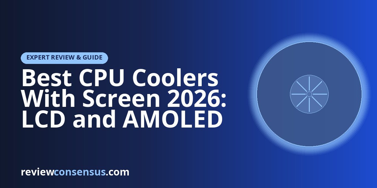 Best CPU Coolers With Screen 2026: LCD and AMOLED Picks