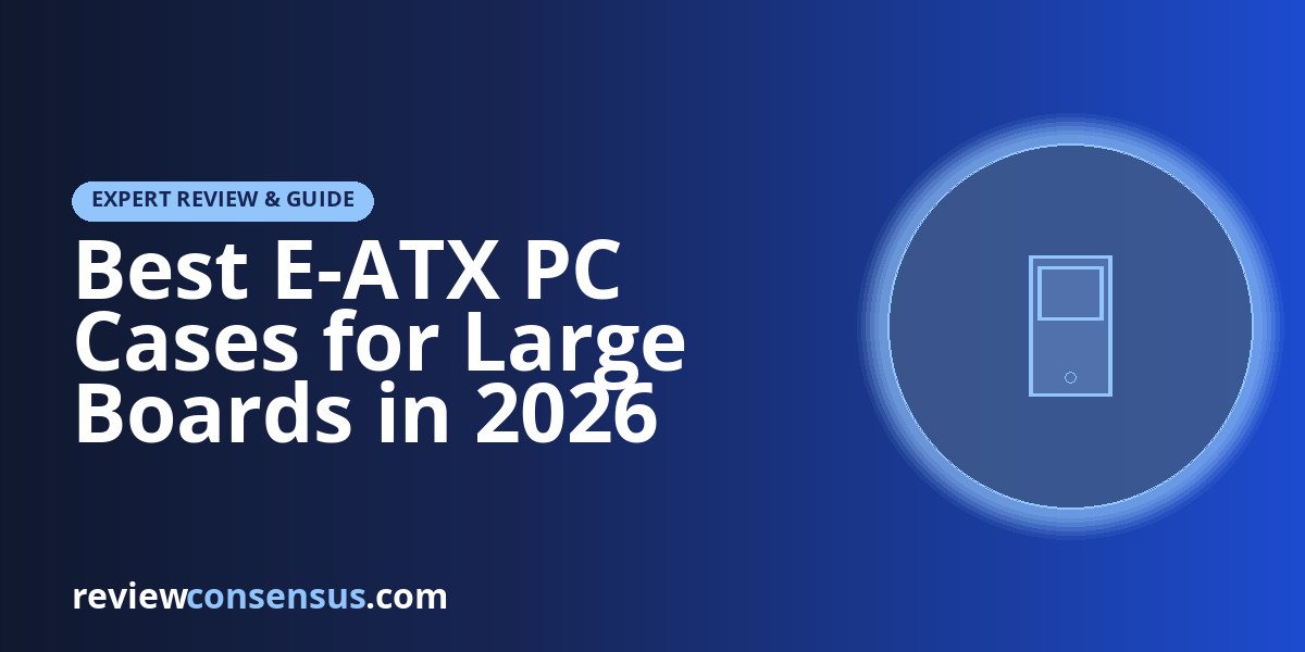 Best E-ATX PC Cases for Large Boards in 2026