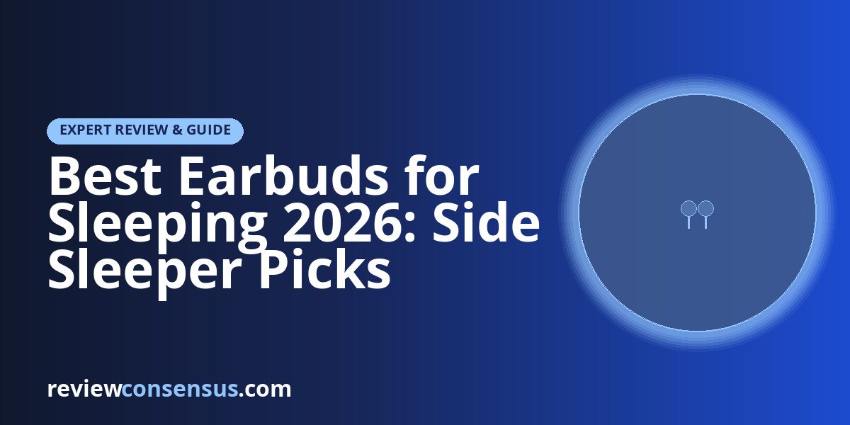 Best Earbuds for Sleeping 2026: Side Sleeper Picks