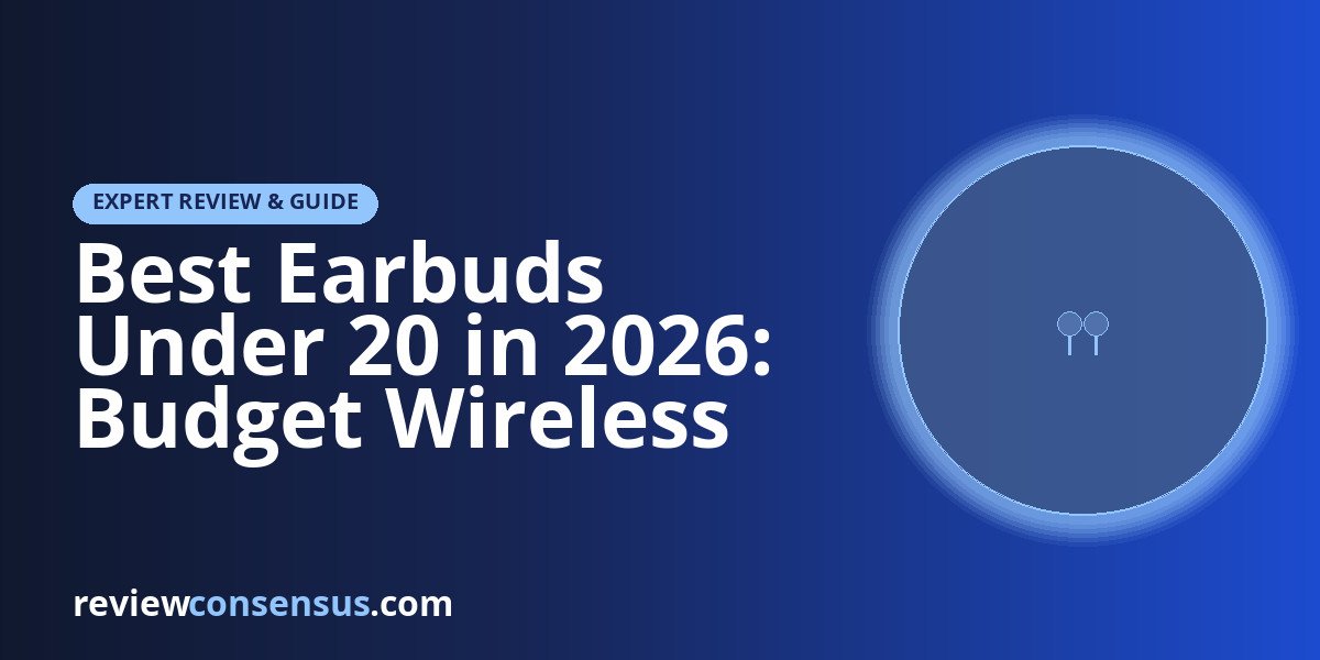 Best Earbuds Under 20 in 2026: Budget Wireless Picks Tested