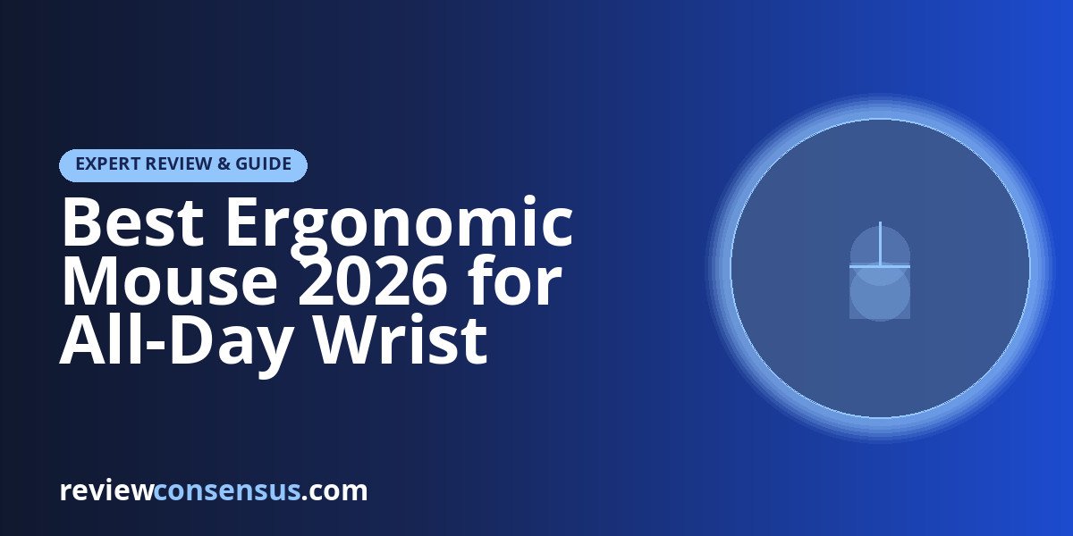 Best Ergonomic Mouse 2026 for All-Day Wrist Comfort