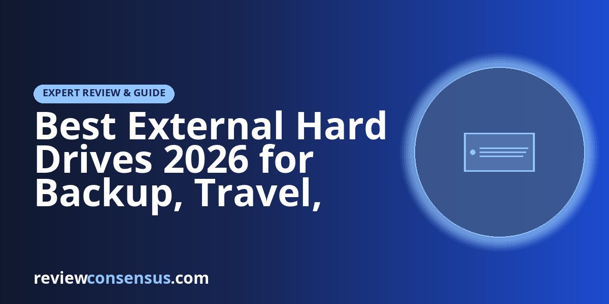 Best External Hard Drives 2026 for Backup, Travel, and Archives