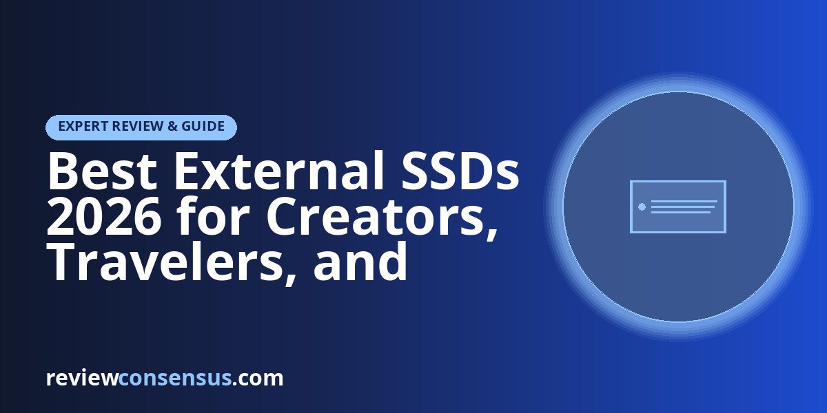 Best External SSDs 2026 for Creators, Travelers, and Fast Backups