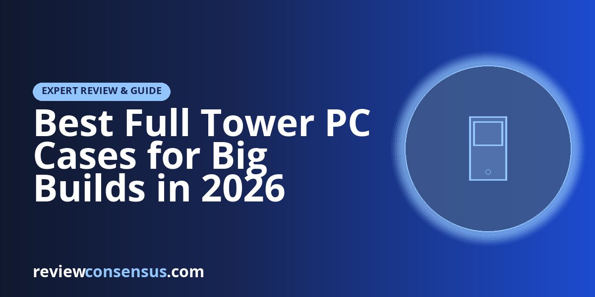 Best Full Tower PC Cases for Big Builds in 2026